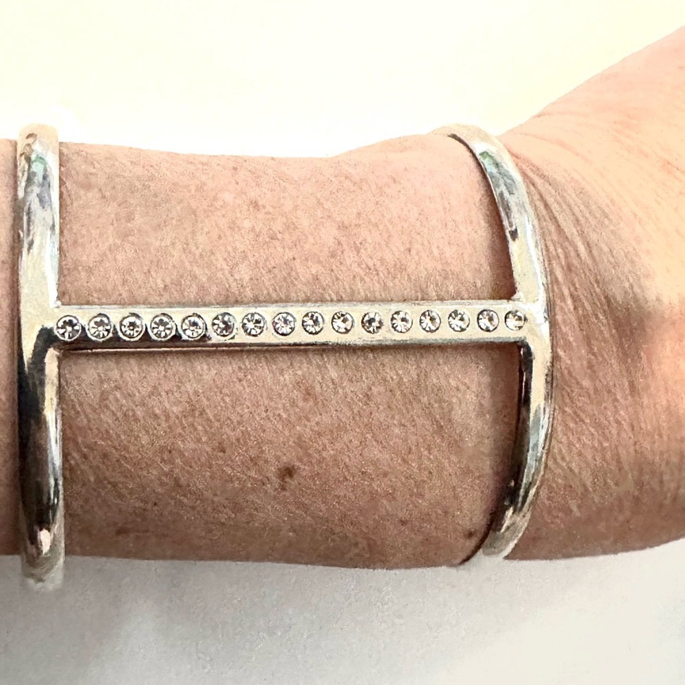 Unique Rhinestone Cuff Bracelet